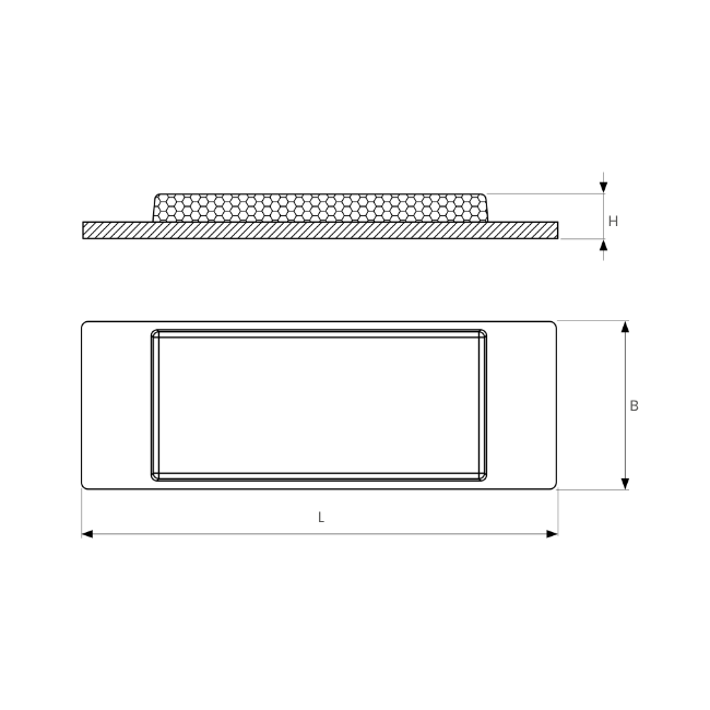OKLT-1 Rubber-Metal Pad