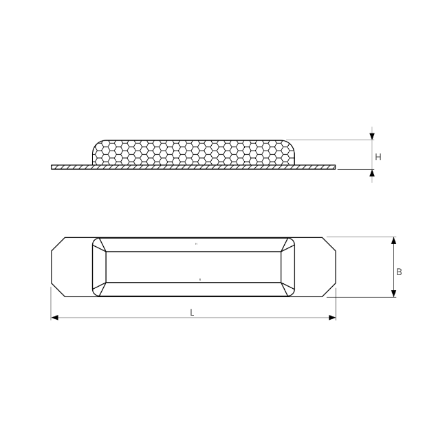 OKLT-2 Rubber-Metal Pad