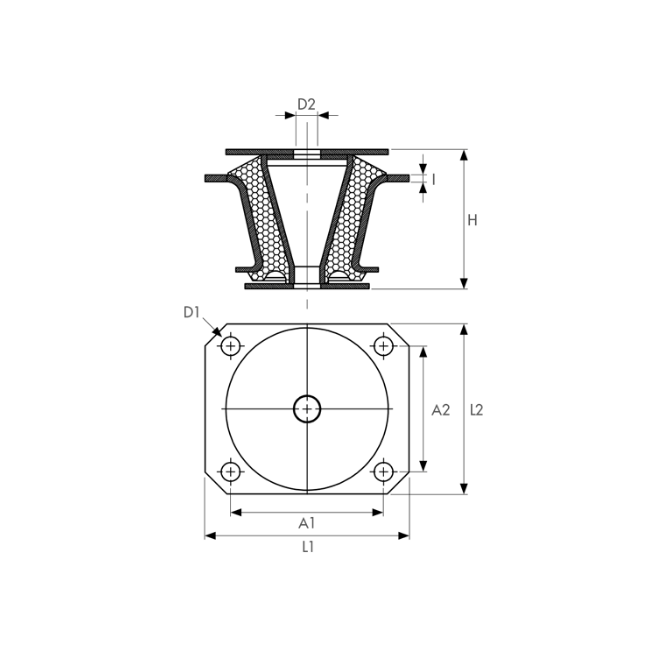 OKTK.03.00 Conical Vibration Damper 1
