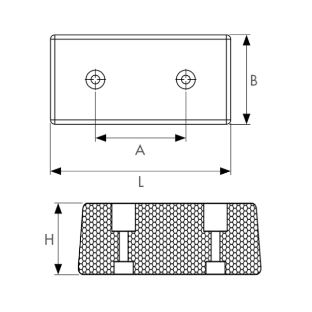 OKTT.500 Rubber Dock Bumper 1